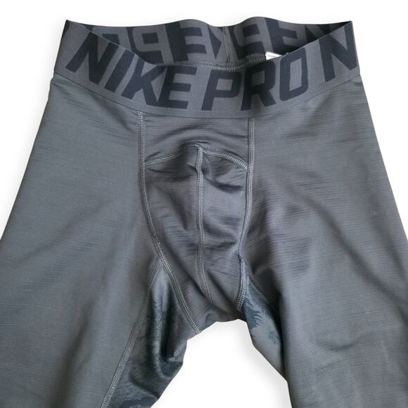 Nike Pro Therma Hyperwarm Compression Tights Base Layer Black Camo Men Sz S - Picture 6 of 8